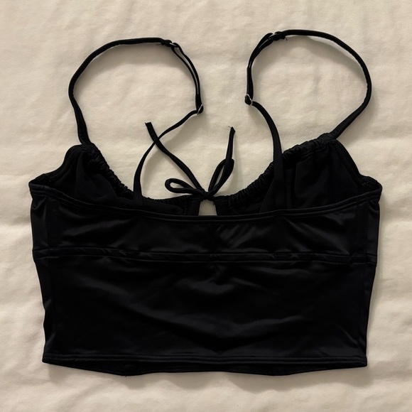 Hollister Black Corset Cropped Top - Picture 7 of 7